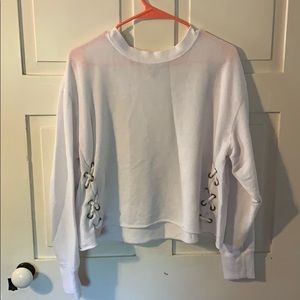 White aerie crew neck